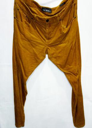 Angelo litrico джинсы мужские вельвет бежево коричневые размер...