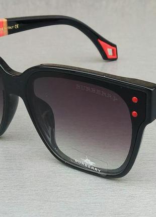 Burberry очки женские солнцезащитные большие черные с градиентом