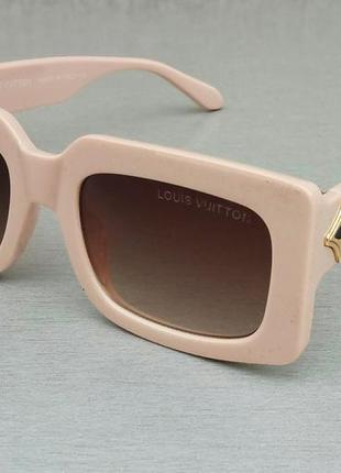 Louis vuitton очки женские солнцезащитные кремовые с градиентом