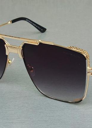 Maybach очки мужские солнцезащитные в золоте с градиентом