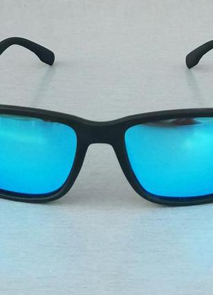 Hugo boss очки мужские солнцезащитные голубые зеркальные поляр...