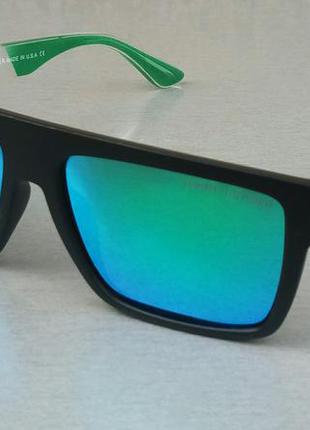 Tommy hilfiger очки мужские солнцезащитные сине зеленые зеркал...