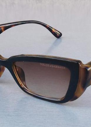 Dolce & gabbana очки женские солнцезащитные модные узкие тигровые