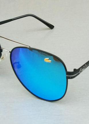 Lacoste очки капли мужские солнцезащитные голубые зеркальные п...