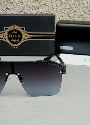 Dita очки маска мужские солнцезащитные черные с градиентом
