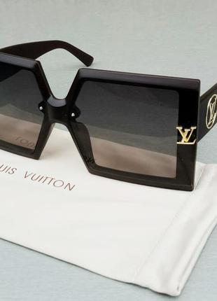 Louis vuitton очки женские солнцезащитные большие прямоугольны...