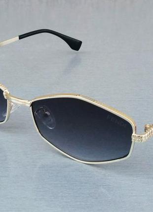 Очки в стиле fendi стильные солнцезащитные очки унисекс узкие ...