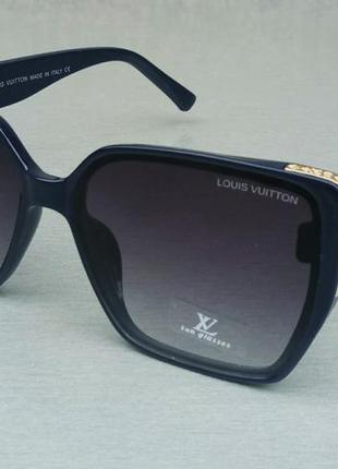 Louis vuitton очки женские солнцезащитные модные большие синие...