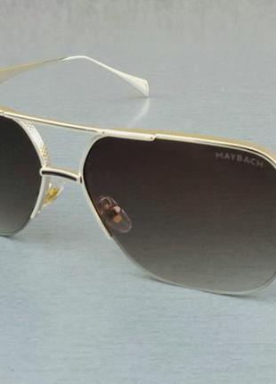 Maybach очки мужские солнцезащитные коричневый градиент в золо...