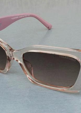Valentino очки женские модные узкие бежевый градиент с розовым...