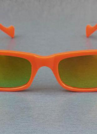 Очки в стиле gucci  унисекс солнцезащитные модные узкие оранже...