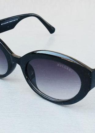 Bvlgari стильные женские солнцезащитные очки черные с золотом ...
