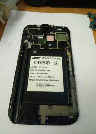 Samsung N7100 рамка дисплея