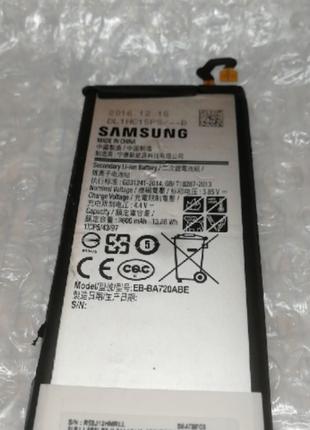 Samsung galaxy A7 a720f/ds аккумулятор б/у