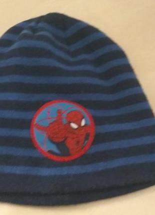 Детская шапка шапочка spiderman для мальчика oт marvel новая н...