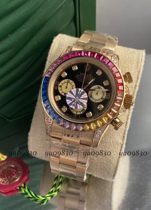 Часы Rolex Daytona Rainbow  Желтое Золото Oyster Perpetual