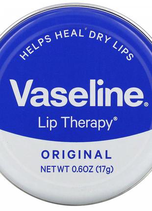 Бальзам для губ классический vaseline lip therapy original 20 г