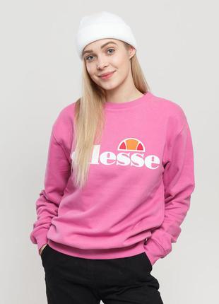 Стильный хлопковый свитшот с большим лого ellesse agata sweats...