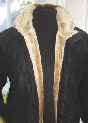 Тёплая мужская куртка basic — line на меху. лот 342