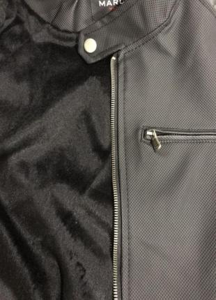 Стильная мужская куртка marco  кожзам