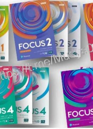 Focus 1-2-3-4 -5 підручники, відповіді, тести, аудіо, відео