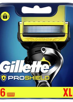 Сменные кассеты Gillette Fusion ProShield Oriqinal 6 шт. G00362