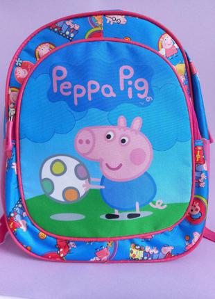 Детский рюкзак для мальчика, девочки. рюкзак в садик свинка пе...