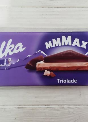 Молочный шоколад Milka Triolade 280g (Швейцария)