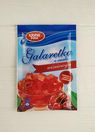 Желе вишня Kraf Pak Galaretka, 70гр (Польша)