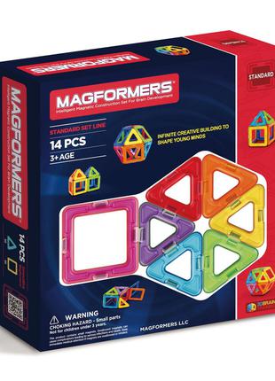 Магнітний конструктор Magformers Rainbow Colors 14 деталей