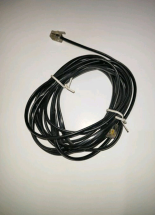 Чёрный кабель телефонный шнур телефонный