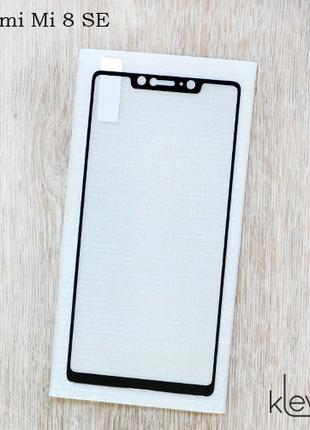 Защитное стекло 2,5D для Xiaomi Mi 8 SE (black silk)