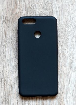 Силиконовый чехол Candy для Huawei Honor 7X (BND-L21) (черный)