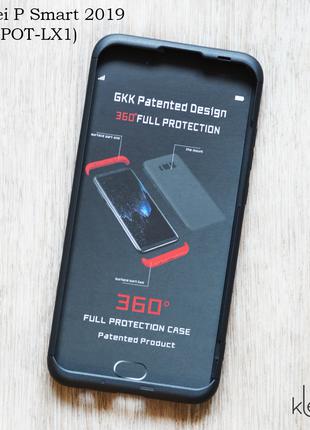 Матовый чехол GKK для Huawei P Smart 2019 (POT-LX1) (black)