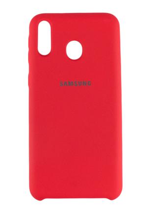 Оригинальный чехол жидкий силикон для для Samsung Galaxy M20 (...