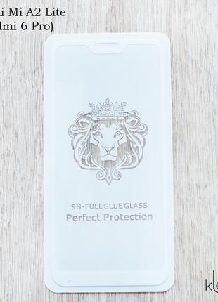 Защитное стекло для Xiaomi Mi A2 Lite (Redmi 6 Pro), Full Glue