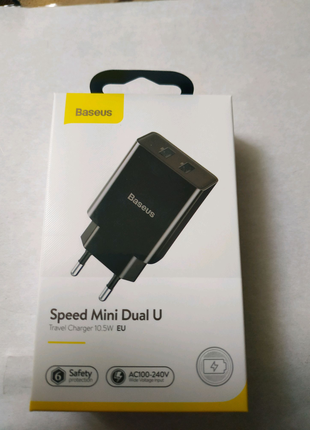 СЗУ Baseus speed mini Dual U.10,5W.новое.