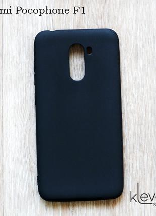 Силиконовый чехол Candy для Xiaomi Pocophone F1 (черный)
