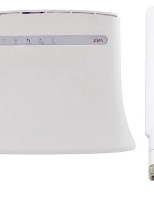 4G Wi-Fi роутер ZTE MF283U + комплект антенн 10 dBi
