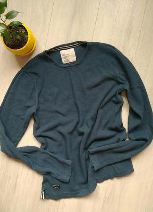 Тонкий свитер реглан мужская одежда кофта