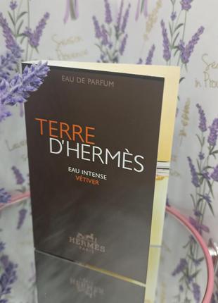 Пробник парфумована вода для чоловіків hermes terre d'hermes e...