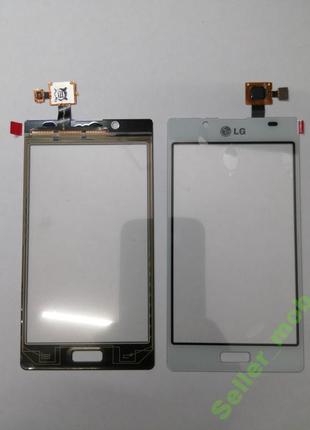 Сенсорное стекло LG P700, P705, L7 белое original.