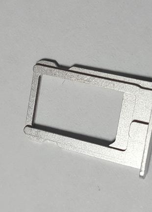 SIM держатель Apple iPhone 5S серый original.