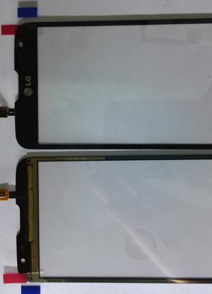 Сенсорное стекло LG D325, L70 Dual черное original.