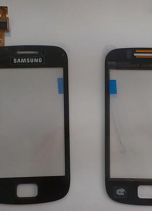 Сенсорное Стекло Samsung S6500, Galaxy mini черное original.