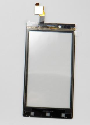 Сенсорное Стекло Sony-Ericsson ST26, Xperia J черное original.