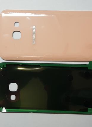 Крышка задняя Samsung A320, Galaxy A3 2017 розовая original.
