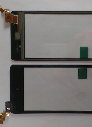 Сенсорное стекло Nokia X, RM-980 черное original.