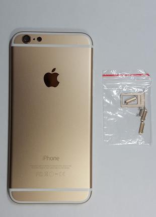 Крышка задняя Apple iPhone 6 золотая