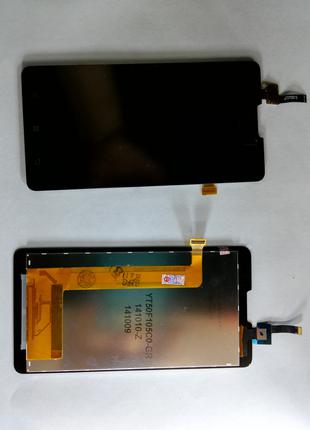 Дисплей (экран) Lenovo P780 с сенсором черный original.